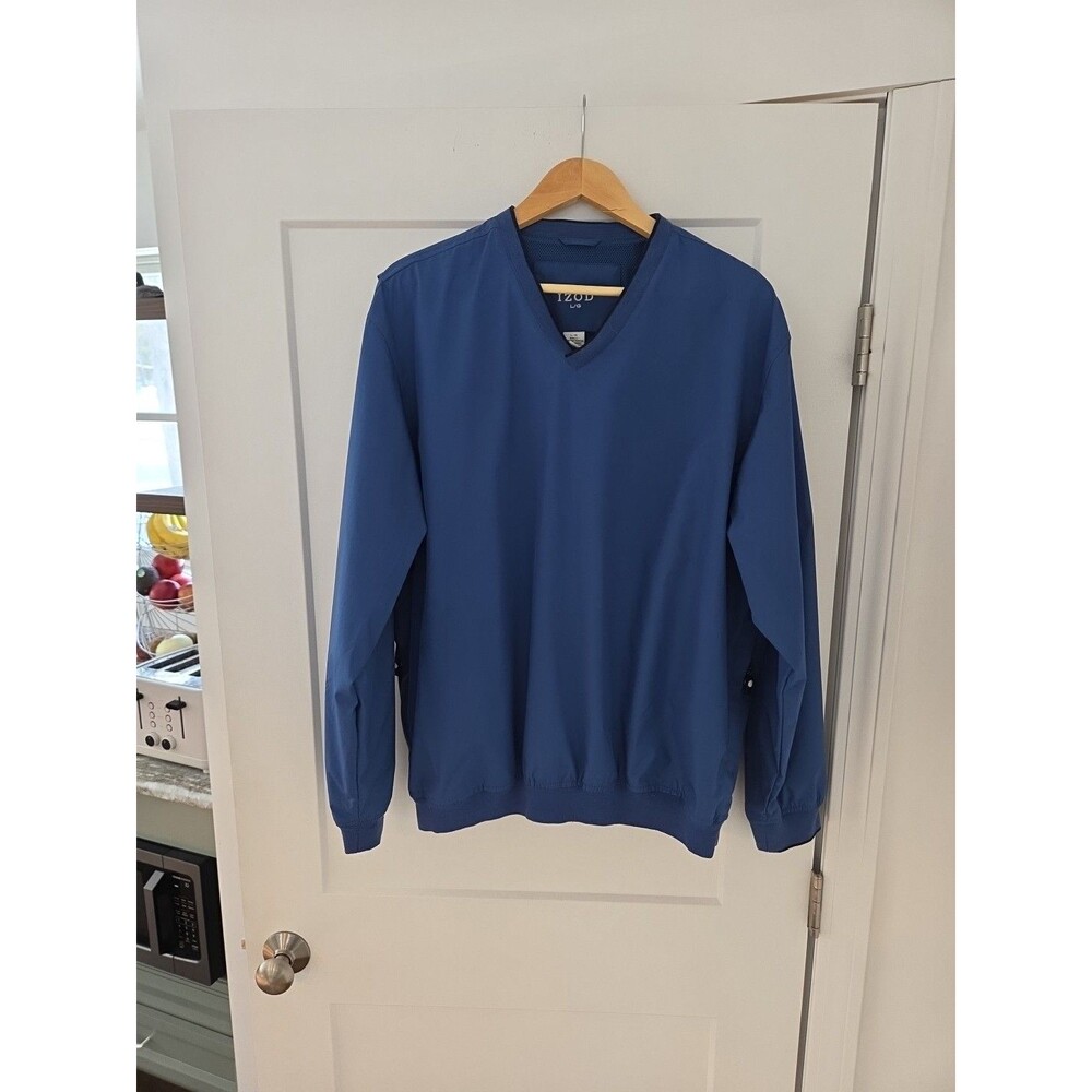 #217 Men's Large Izod pullover shell golf jacket